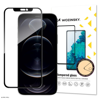 Wozinsky edzett üveg tokbarát kerettel iPhone 14 / 13 Pro / iPhone 13 fekete